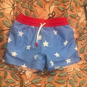 The Beaufort Bonnet Company Red Swim Shorts